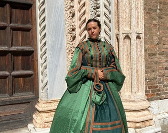Historical Renaissance Costume for Women, Carnival Costume, Halloween Costume