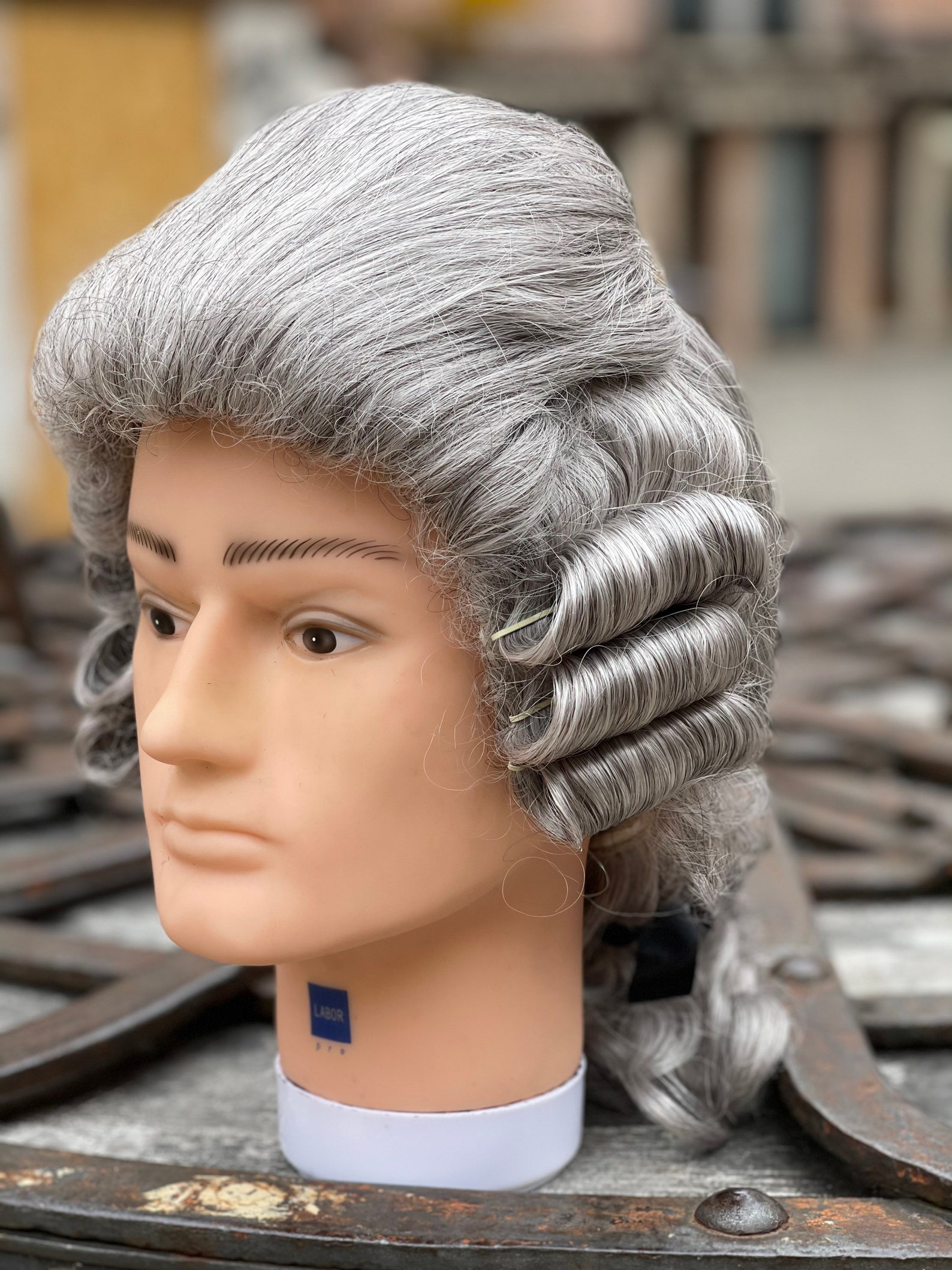 Historical Wig Men's Wig from 1700 Wig 18th Century Etsy