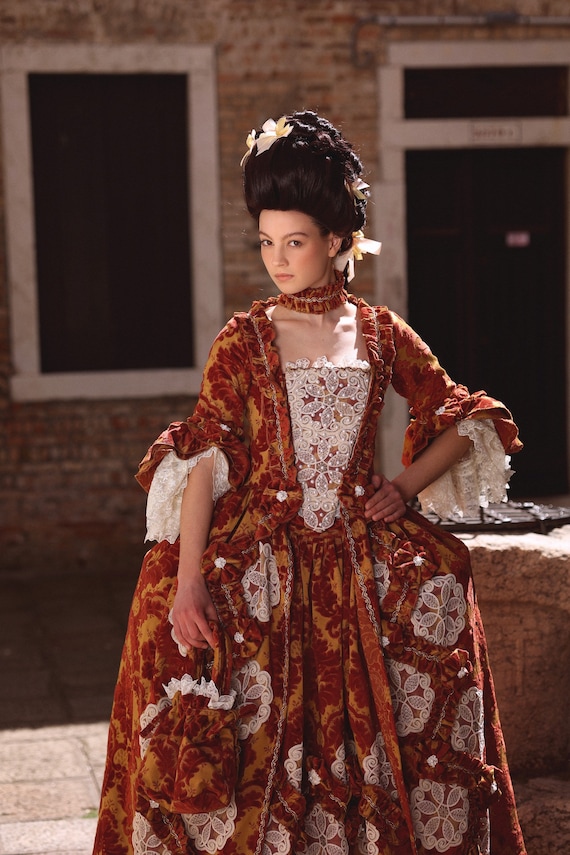 Costume Storico del 1700 da Donna, Costume Carnevale, Costume