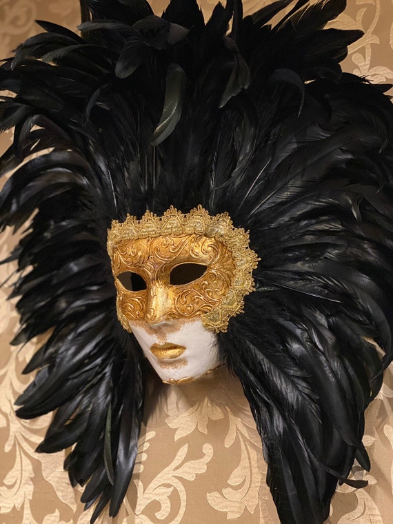 Erythem Masquerade Mask with Stick Mardi Gras Deecorations Venetian Masks  for Womens (Black) - Yahoo Shopping