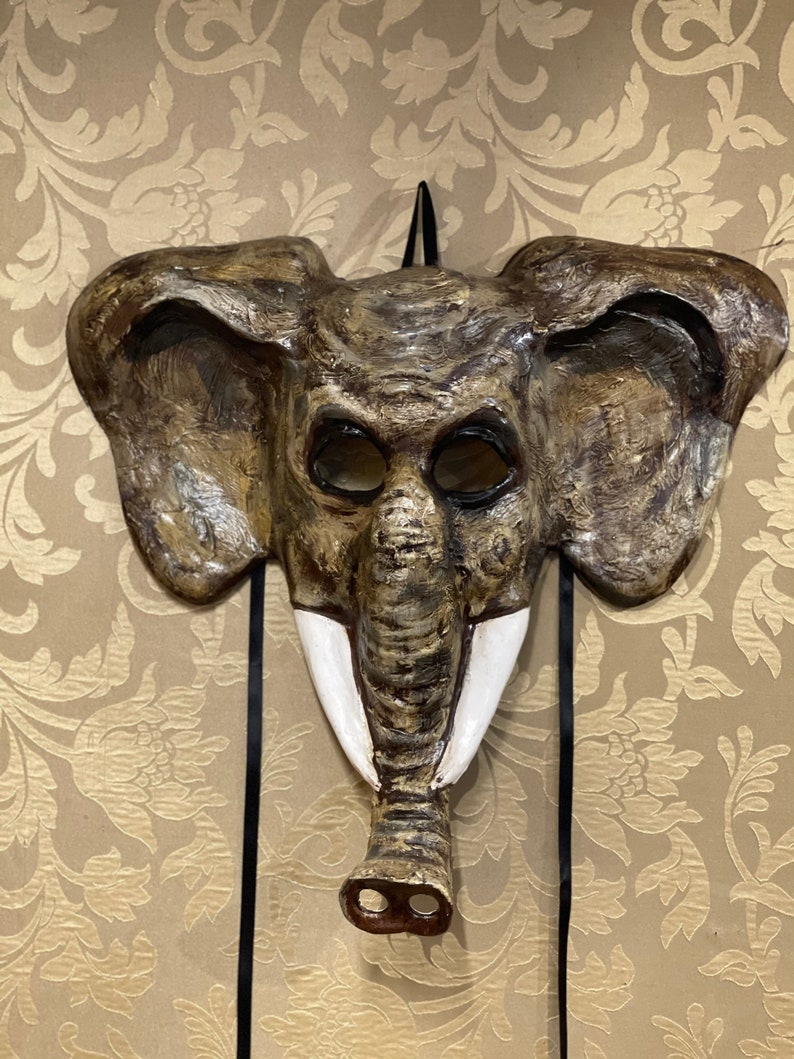 Elephant Mask Original Venetian Mask Animal Mask - Etsy