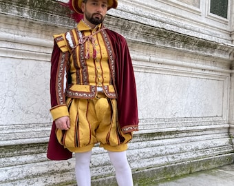 Historical Renaissance Costume for Men, Historical Costume of the 16th Century