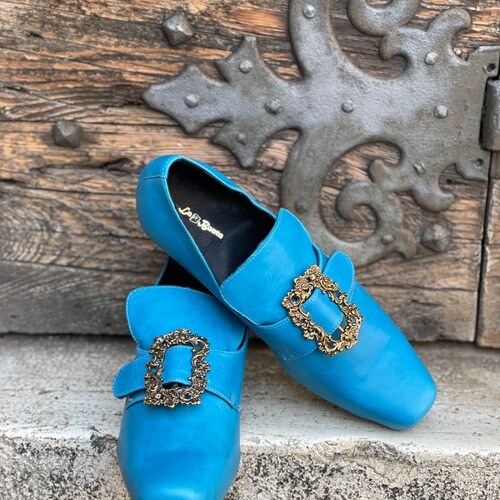 Historical shops Shoes of the 1700s, Leather, 18th Century Shoes, Carnival Shoes, Halloween Shoes