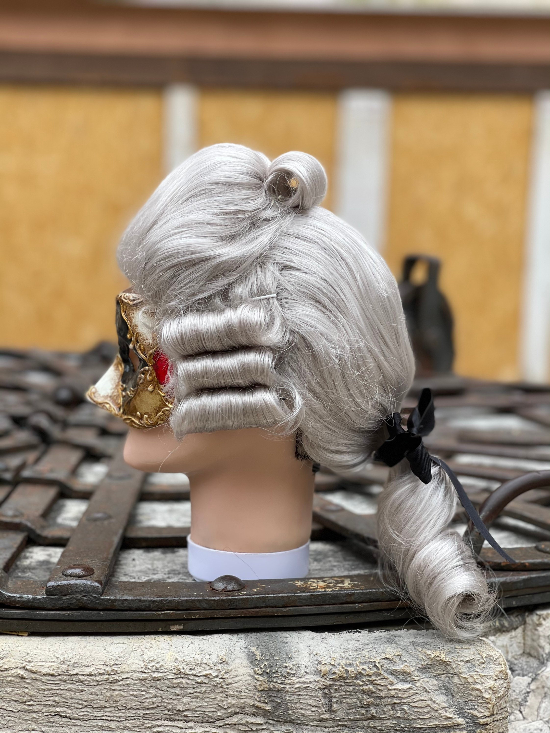 Historical Wig Of the 1700s for Men Wig 18th Century Etsy