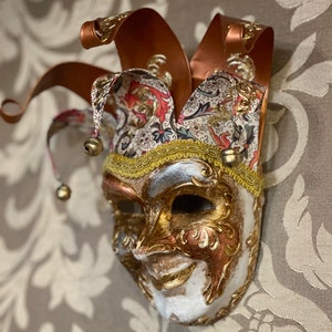 Venetian Mask, Decorative Joker Mask, Wall Mask, Non-Wearable