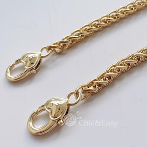 High Quality Purse Chain, Metal Shoulder Handbag Strap, Replacement Handle Chain, Metal Crossbody Bag Chain Strap JS041