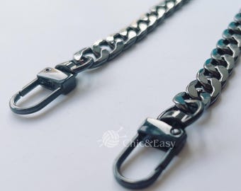 Cadena metálica para bolso de 10 mm: repuesto para correa de bolso JS003