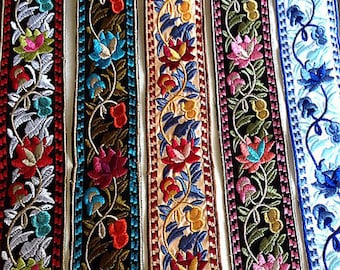 33 mm geometric jacquard trim by the yard Oriental pattern jacquard ribbon