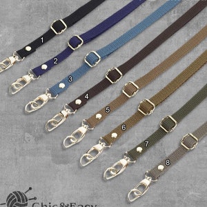 Adjustable Cotton Webbing Bag Strap: Crossbody Replacement Handle (29-53") CAE-Z038