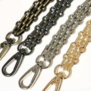 High Quality Purse Chain, Metal Shoulder Handbag Strap, Replacement Handle Chain, Metal Crossbody Bag Chain Strap JS006