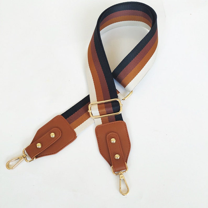 A Piece of Adjustable Cotton bing Strap Leather Bag Etsy