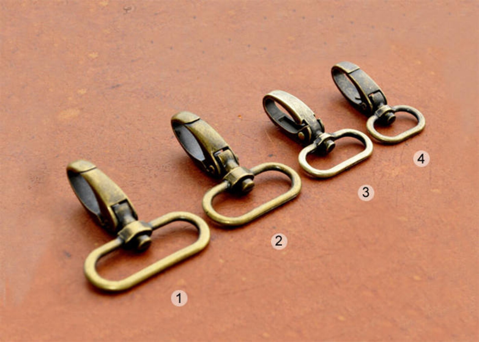 4pcs Anti Brass Purse clasps bag hooks strap clasp swivel Etsy