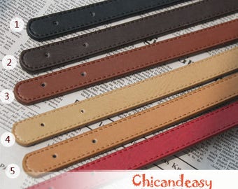 A pair of purse handle PU leather strap for Bag Leather Replacement Strap Handles handbag handle PF_L_415
