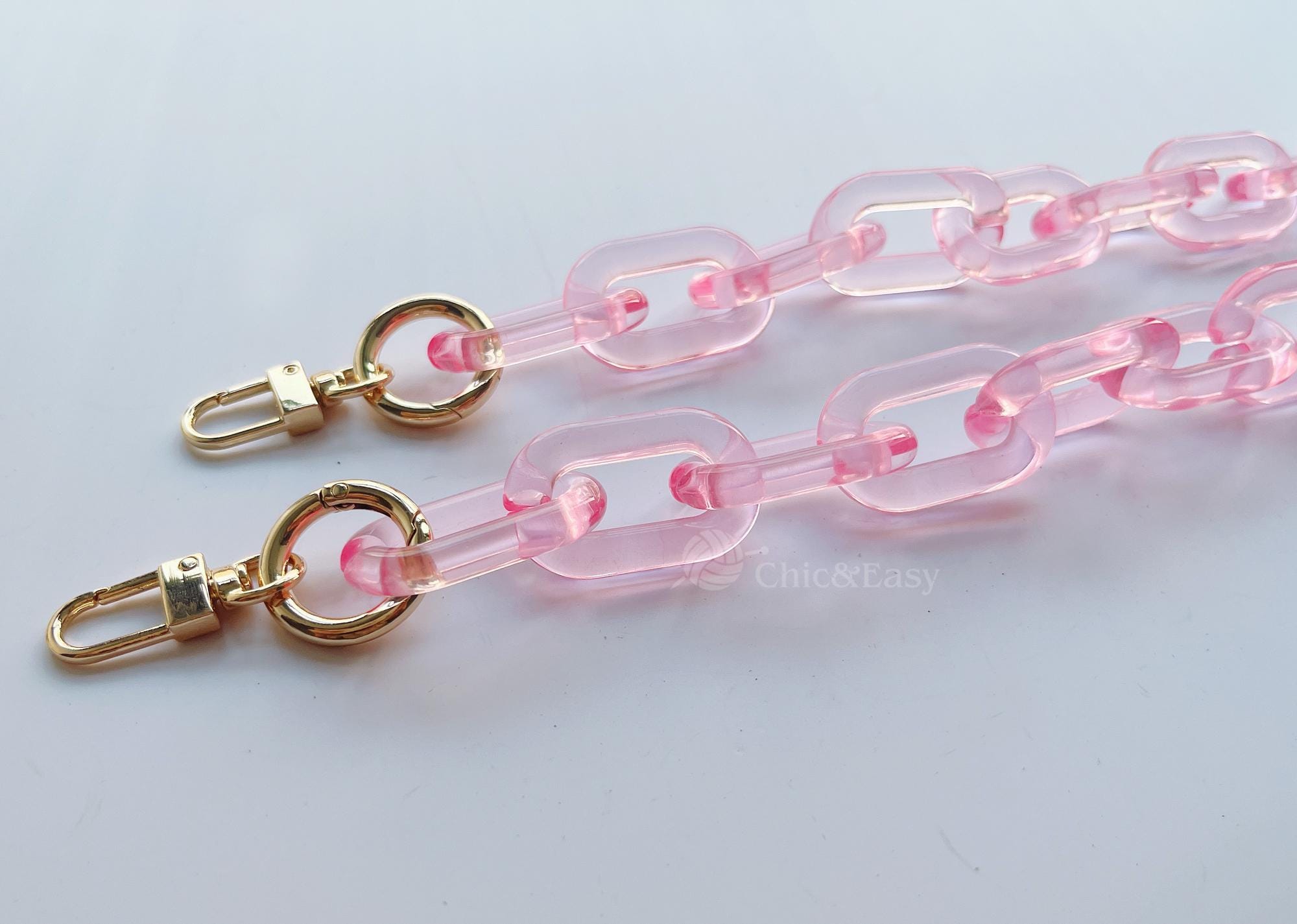 Acrylic Purse Chain Strap: Handbag Handle, DIY Making CAE1502 - Etsy