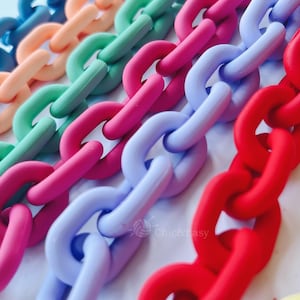 A piece of Acrylic Chain Purse Chain Purse Strap Handle Plastic Handles for Bag, Handcraft Material for Handbag Making CAE-N206