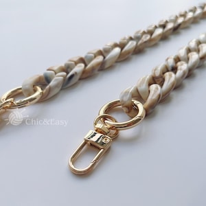 A piece of Acrylic Chain Purse Chain Strap Handle Plastic Handles for Bag, Handcraft Material for Handbag Making CAE1519