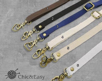 Adjustable Cotton Webbing Crossbody Bag Strap: Replacement Bag Handle CAE-N007