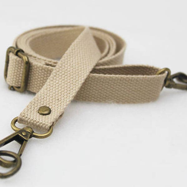 A piece of Adjustable Bag Strap Cotton Webbing Strap Heavy Duty Bag handles, bag strap for Bag Replacement Strap CAE051