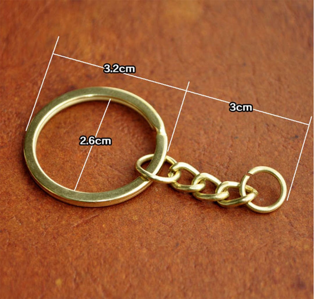 10pcs Gold O Ring Keyring Chain Handbag Purse Bag Making Hardware ...