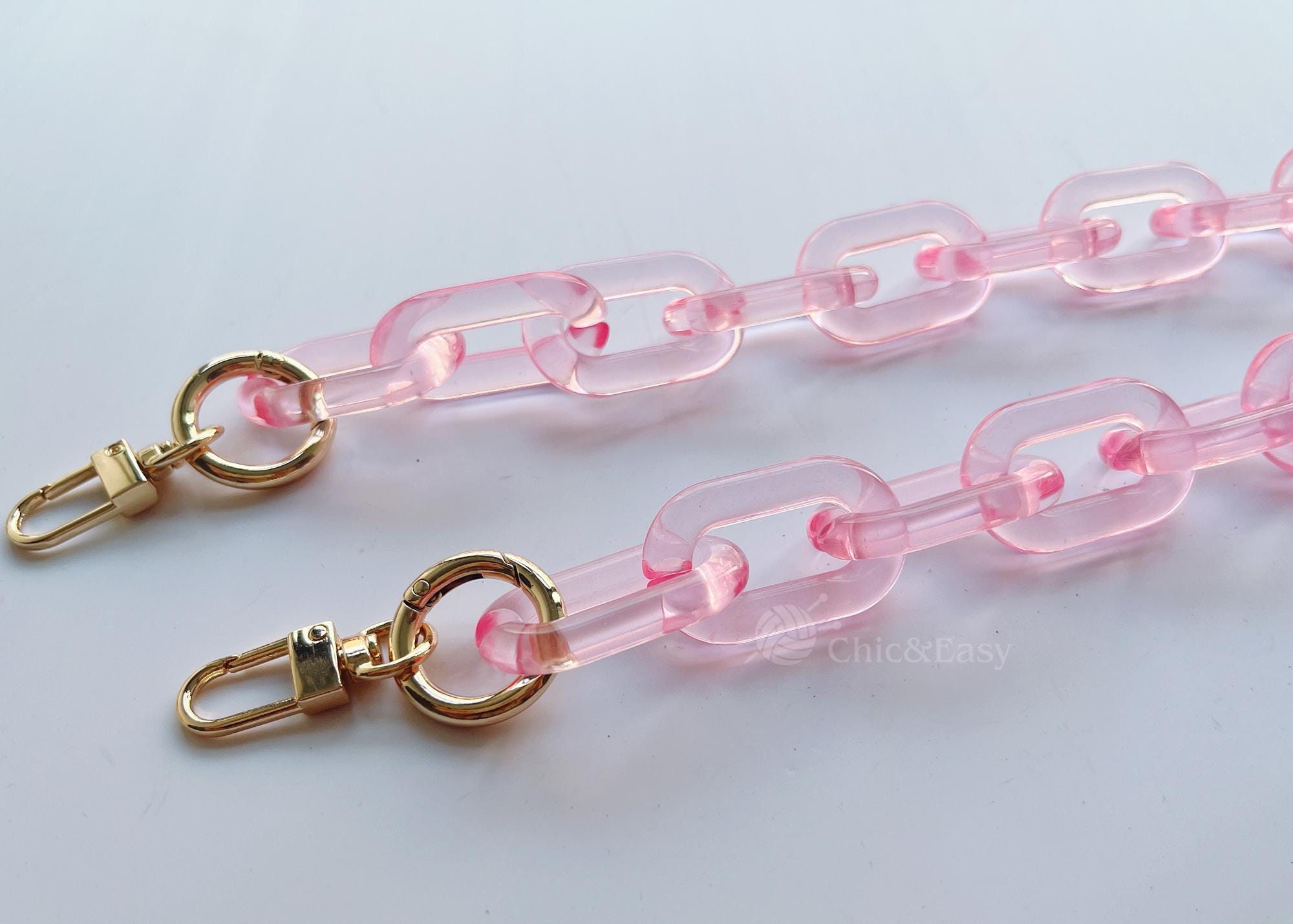 Acrylic Purse Chain Strap: Handbag Handle, DIY Making CAE1502 - Etsy