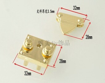 1pc Metal Purse Lock Turn Lock Twist Lock Handtas Portemonnee Tas Maken Benodigdheden Hardware CAE-R394