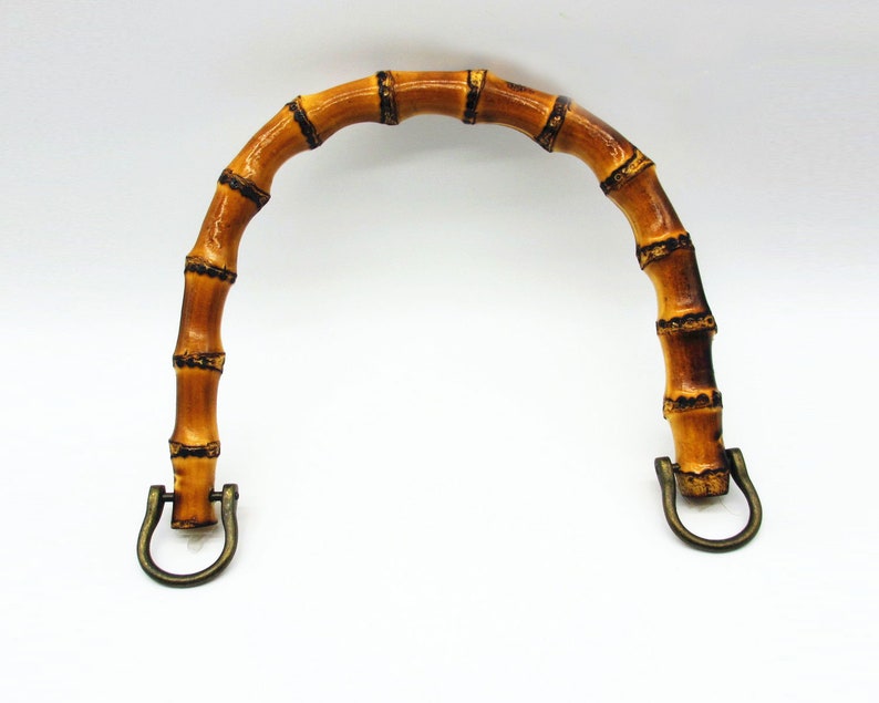 A Pair of 16cm Bamboo Handles for Bag Wooden Handcraft Etsy