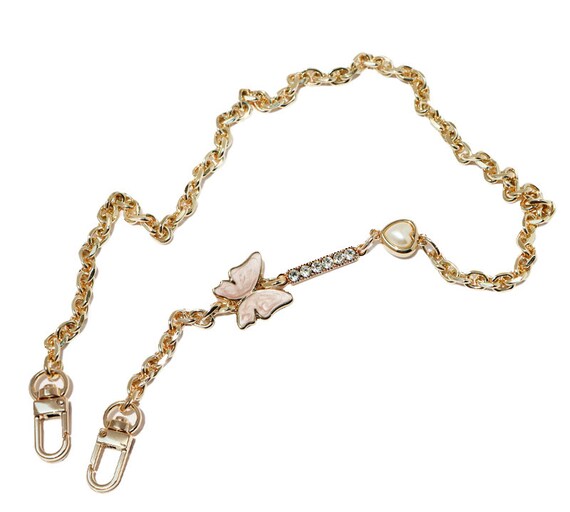 Antique Gold Purse Chain Metal Shoulder Handbag Strap, Replacement Handle  Chain, Metal Bag Chain Strap JS148 