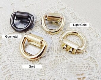 4pcs Bag Purse Findings Buckle Bridge Buckle Metal Belt Loops Chain Connector Handbag Hardware CAE-R273