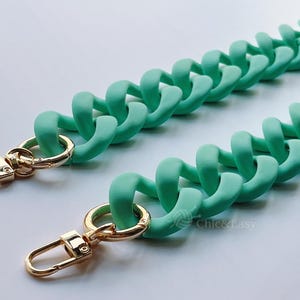 A piece of Acrylic Chain Purse Chain Strap Handle Plastic Handles for Bag, Handcraft Material for Handbag Making AE-Z024