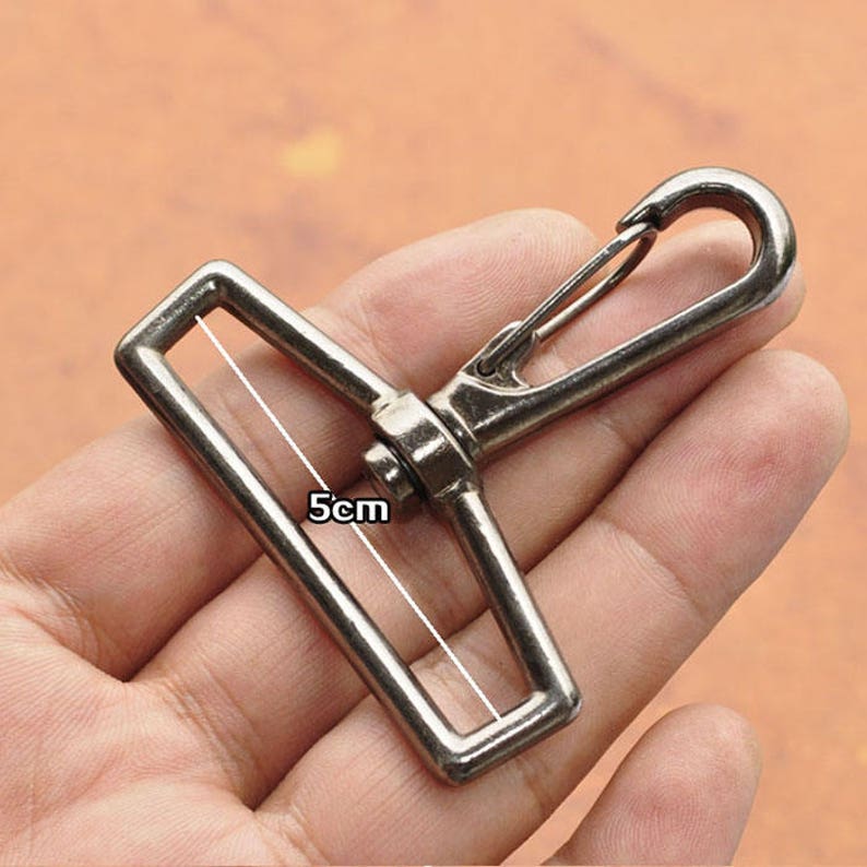 2pcs Gunmetal Purse clasps bag hooks strap clasp swivel clasp Etsy