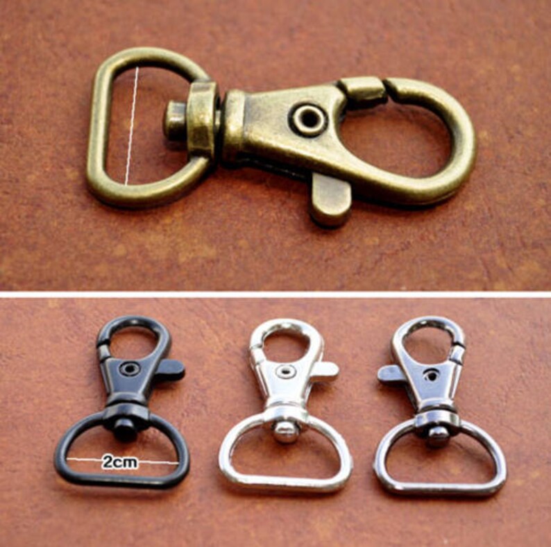 6pcs Purse Clasps Bag Hooks Strap Clasp Swivel Clasp Lobster Etsy