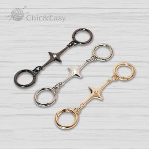 11cm Long Fashion Metal Extention Purse Chain Cross-Body Purse Strap Extender Handbag Shoulder Strap Extender Bag Chain Accessory CAE-N121