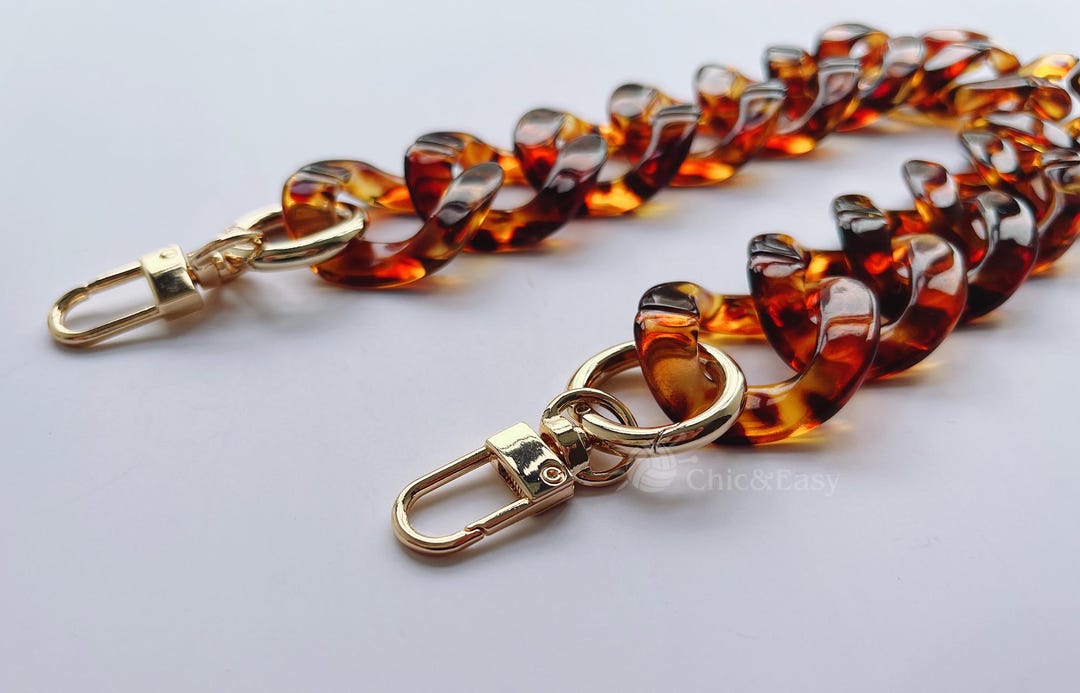 A Piece of Acrylic Chain Purse Chain Bag Strap Handle Plastic Handles ...