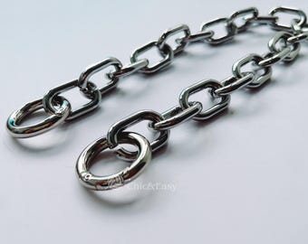14mm Wide Metal Purse Chain: Handbag Strap Replacement JS141