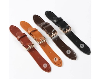 A Piece Genuine Leather Buckle Leather Adjustable Handbag Clasp Snap Fasteners PFL1138