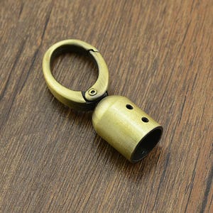 2pcs Purse Clasps Bag Hooks Metal End Stopper Bell Cord End Cord End Hook Rope End hook for Strap CAE-R0184