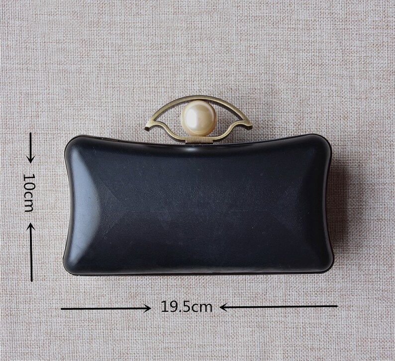 1Pc Clutch Frame Box Purse Box Bag Purse Frame Handbag Frame Metal Coin Sewing Frame Clasp CAE-M502