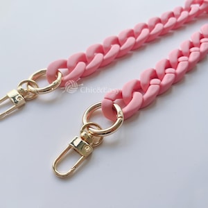 A piece of Acrylic Chain Purse Chain Strap Handle Plastic Handles for Bag, Handcraft Material for Handbag Making CAE1620