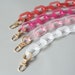 A piece of Acrylic Chain Purse Chain Metal Strap Handle Plastic Handles for Bag, Handcraft Material for Handbag Making CAE1502 