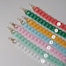 A piece of Acrylic Chain Purse Chain Metal Strap Handle Plastic Handles for Bag, Handcraft Material for Handbag Making CAE1497 