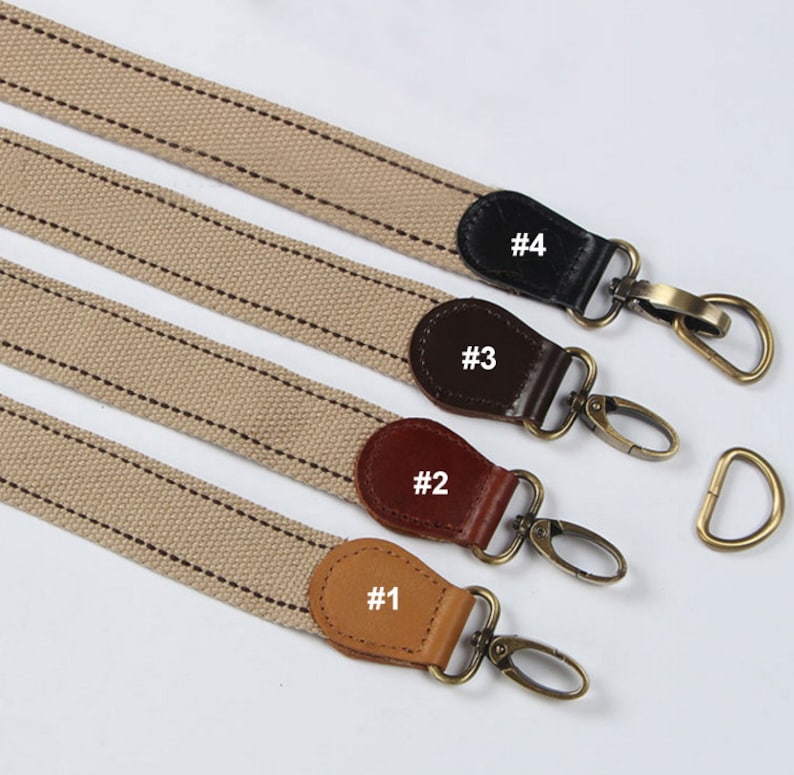 A Piece of Adjustable Canvas Strap Cotton bing Strap Heavy Etsy