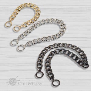 Metal Purse Chain Strap: Handbag Replacement Handle (19MM)