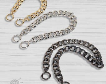 Metal Purse Chain Strap: Handbag Replacement Handle (19MM) CAE-Z118