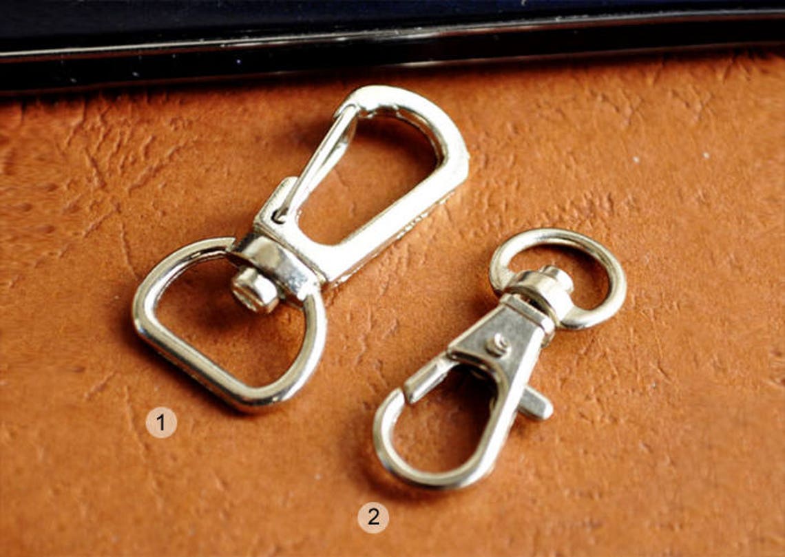 6pcs Silver Purse Clasps Bag Hooks Strap Clasp Swivel Clasp Etsy
