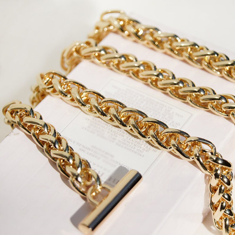 High Quality Gold Purse Chain Metal Shoulder Handbag Strap Etsy