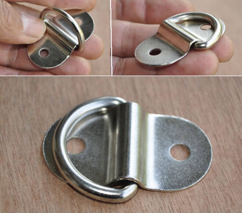 A set 2pcs Silver D Ring for Purse Straps Buckle Hardware Etsy