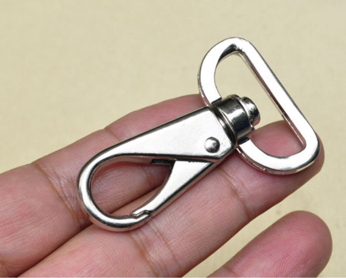 1pc Silver Purse clasps bag hooks strap clasp swivel clasp Etsy