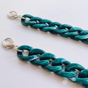 A piece of Acrylic Chain Purse Chain Strap Handle Plastic Handles for Bag, Handcraft Material for Handbag Making CAE-Z117