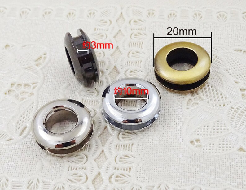 4pcs Solid Brass Eyelets Grommets Flat Eyelet Flat Grommets Etsy