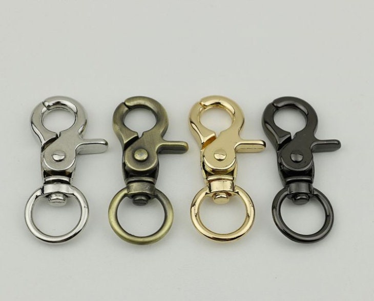 Swivel Clips - 1/2 Inch - 13mm - Swivel Hooks - Lobster Clasp - Bag  Hardware - Strap Hooks - Strap Clips - 2 Minutes 2 Stitch